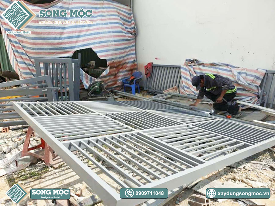Hình ảnh tiến độ thi công sửa chữa cải tạo nhà phố cho chị Linh