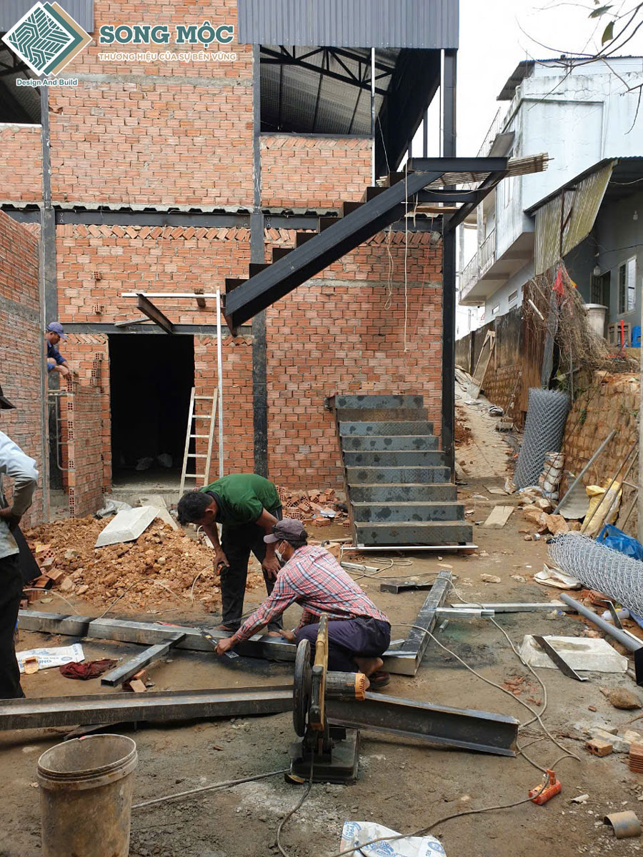 Hình ảnh tiến độ thi công xây dựng Nhà Hàng Cơm Lam