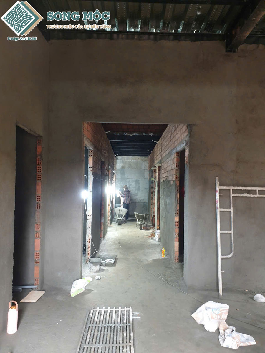Hình ảnh tiến độ thi công xây dựng Nhà Hàng Cơm Lam