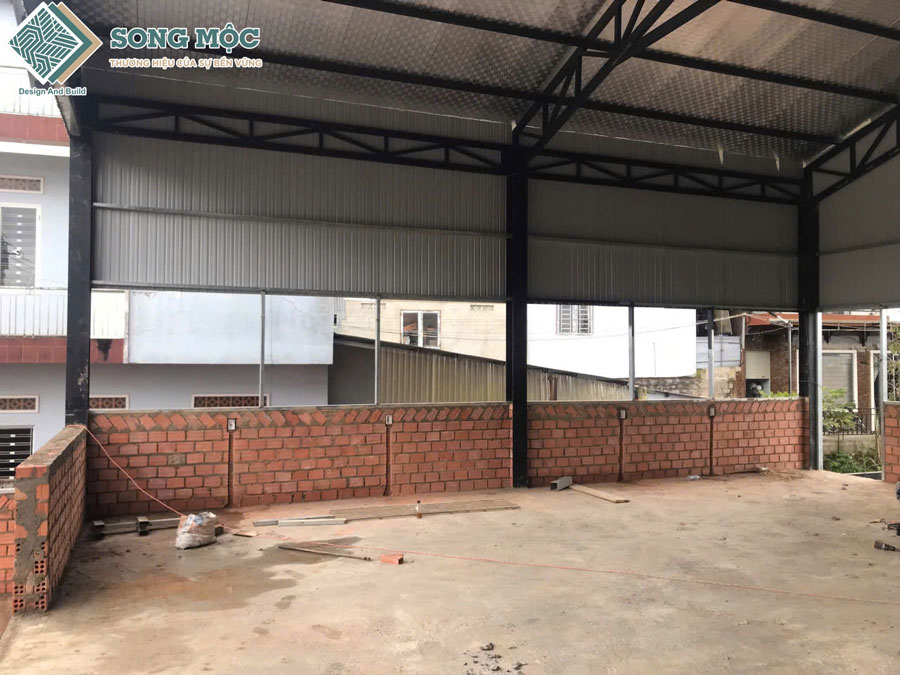 Hình ảnh tiến độ thi công xây dựng Nhà Hàng Cơm Lam