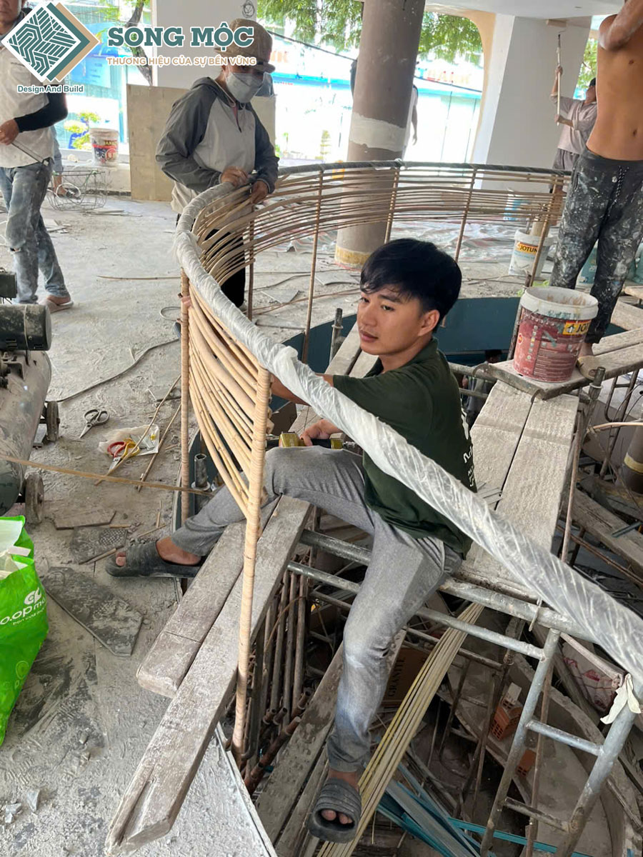 Hình ảnh tiến độ sửa chữa cải tạo công trình nhà hàng Cafe Phê-La