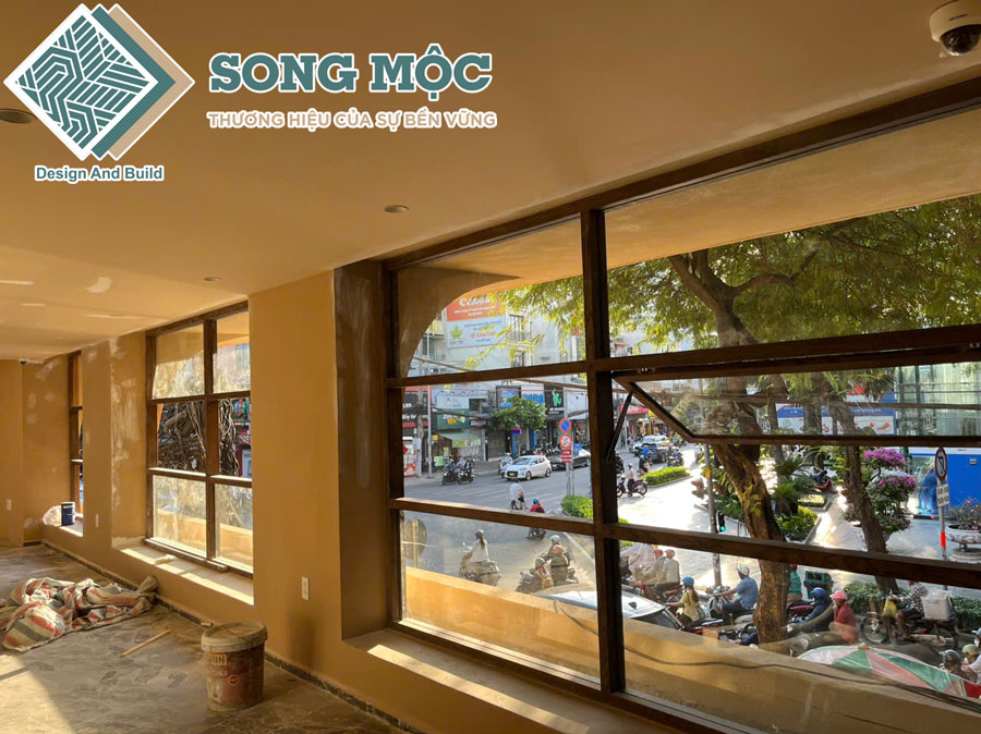 Hình ảnh tiến độ sửa chữa cải tạo công trình nhà hàng Cafe Phê-La