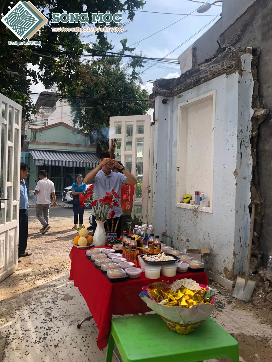 Hình ảnh cúng khởi công