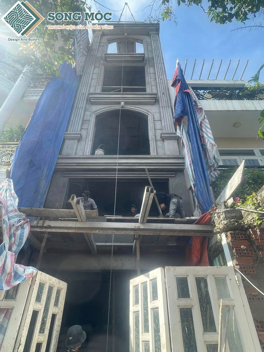 Cập nhật tiến độ thi công xây dựng nhà cho anh Luân