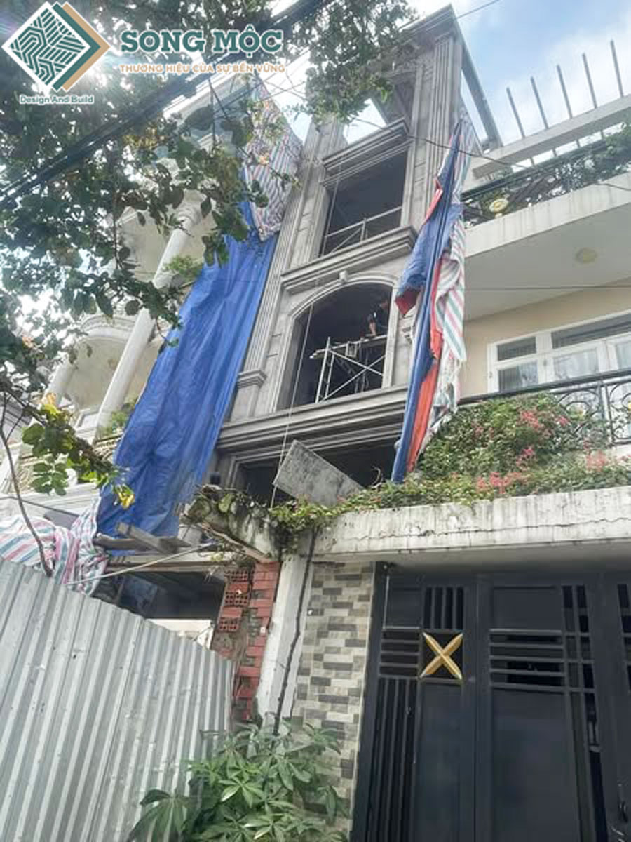 Cập nhật tiến độ thi công xây dựng nhà cho anh Luân