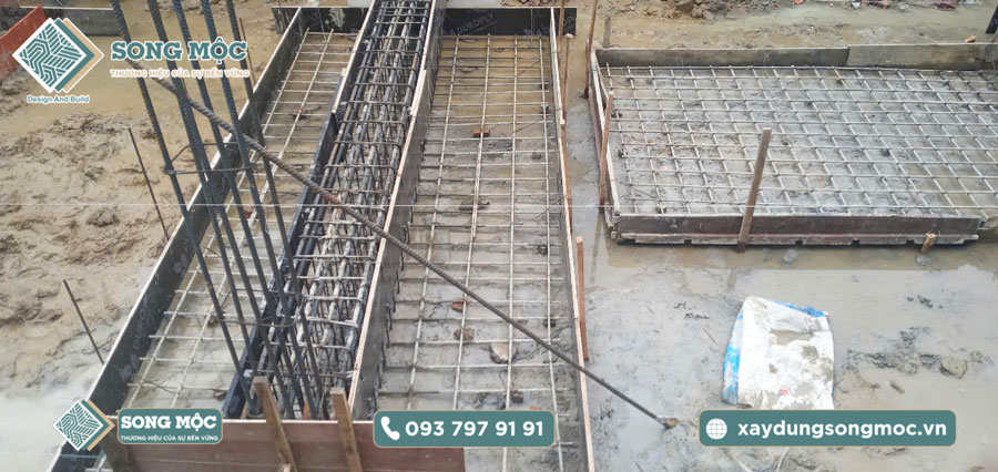 Hình ảnh khởi công xây dựng cho nhà Anh Sơn