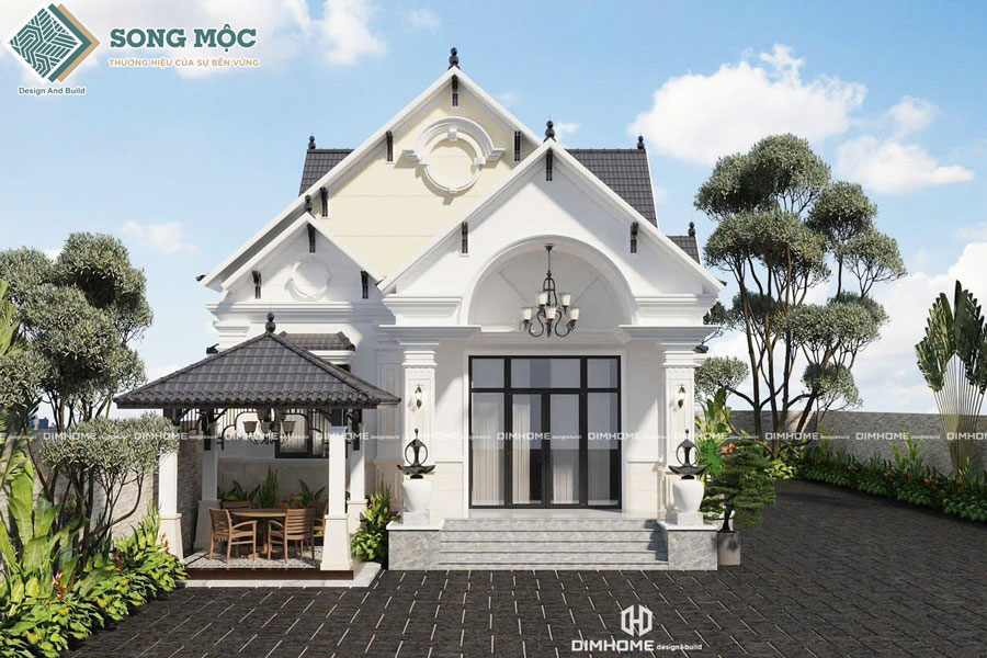 Mẫu thiết kế nhà cấp 4 mái thái