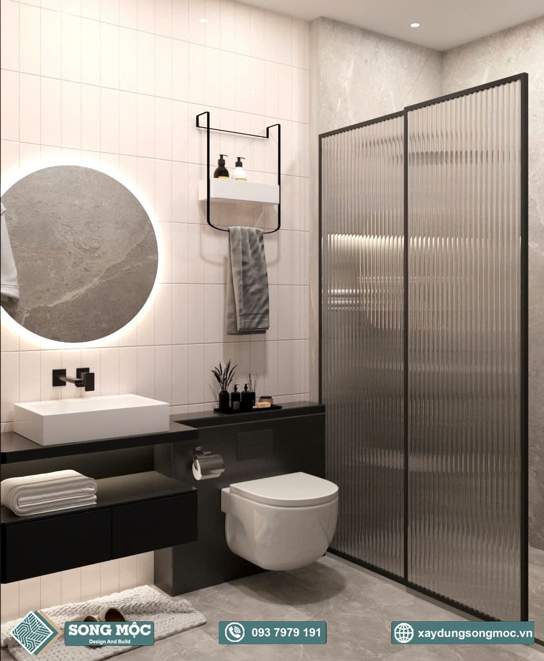 Mẫu thiết kế nhà phố 3 tầng cho chị Châu ở Quận 12