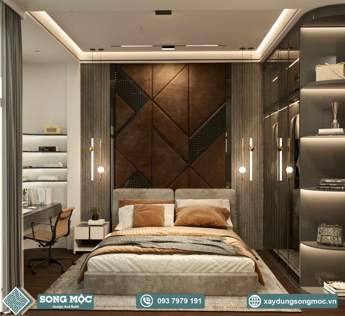 Mẫu thiết kế nhà phố 3 tầng cho chị Châu ở Quận 12