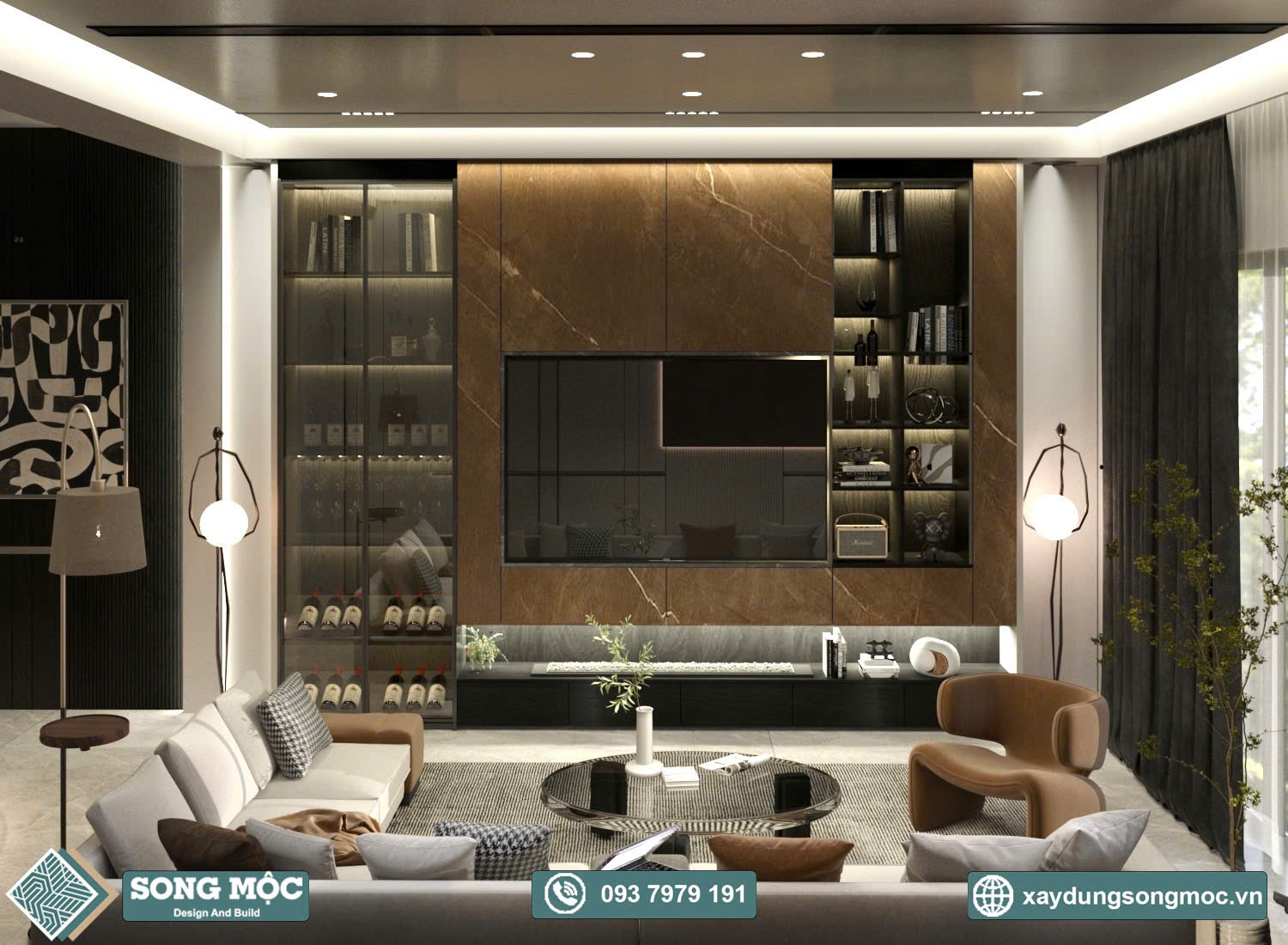 Mẫu thiết kế nhà phố 3 tầng cho chị Châu ở Quận 12