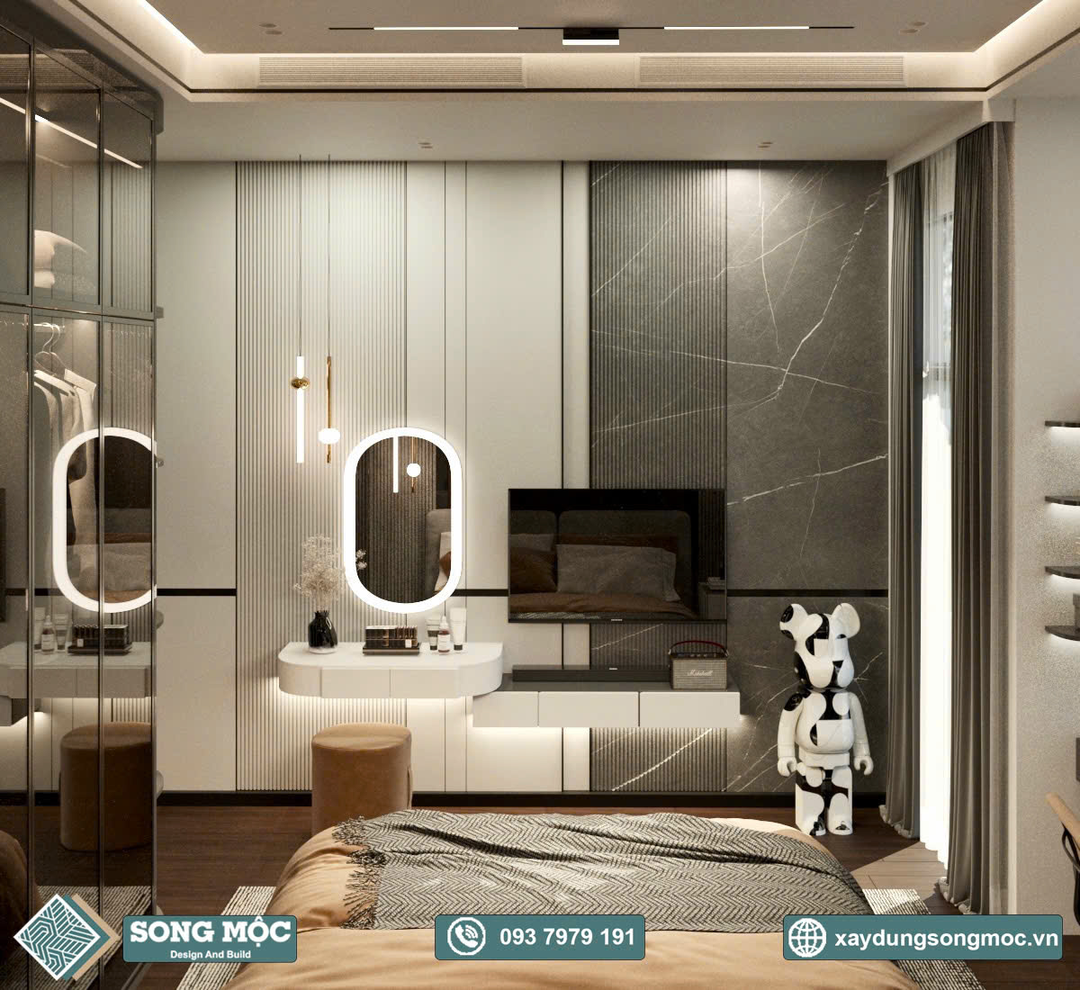 Mẫu thiết kế nhà phố 3 tầng cho chị Châu ở Quận 12