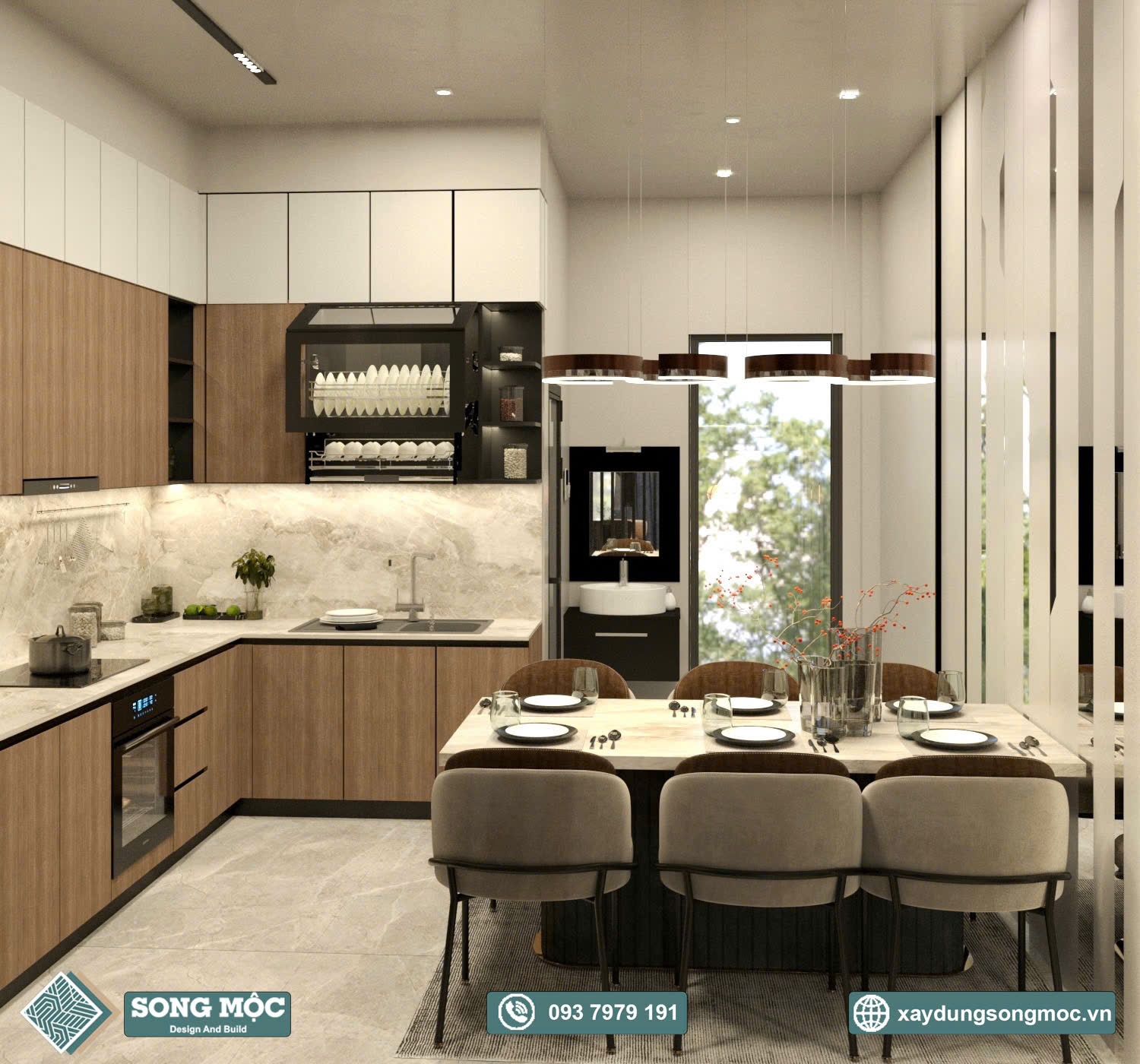 Mẫu thiết kế nhà phố 3 tầng cho chị Châu ở Quận 12
