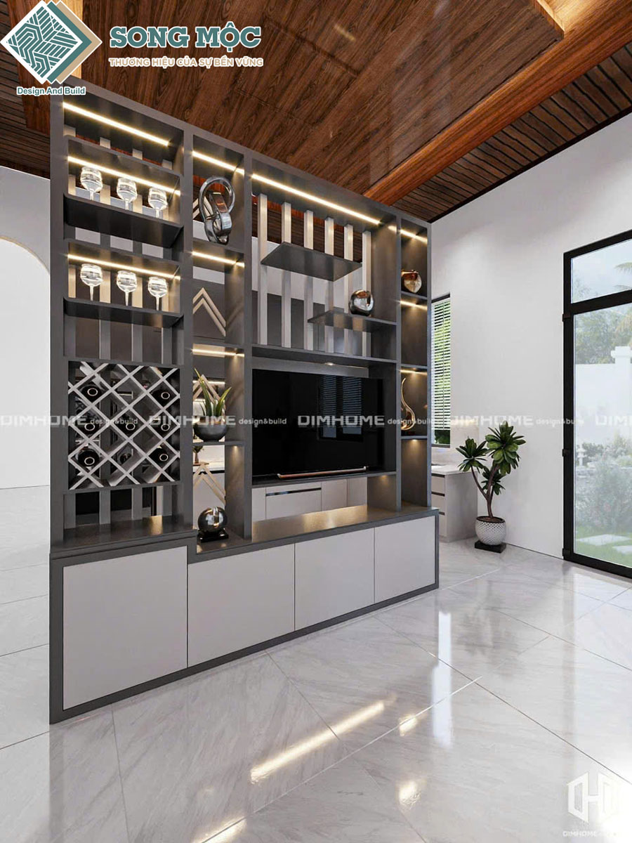 Mẫu thiết kế không gian sang trọng bênh trong ngôi nhà