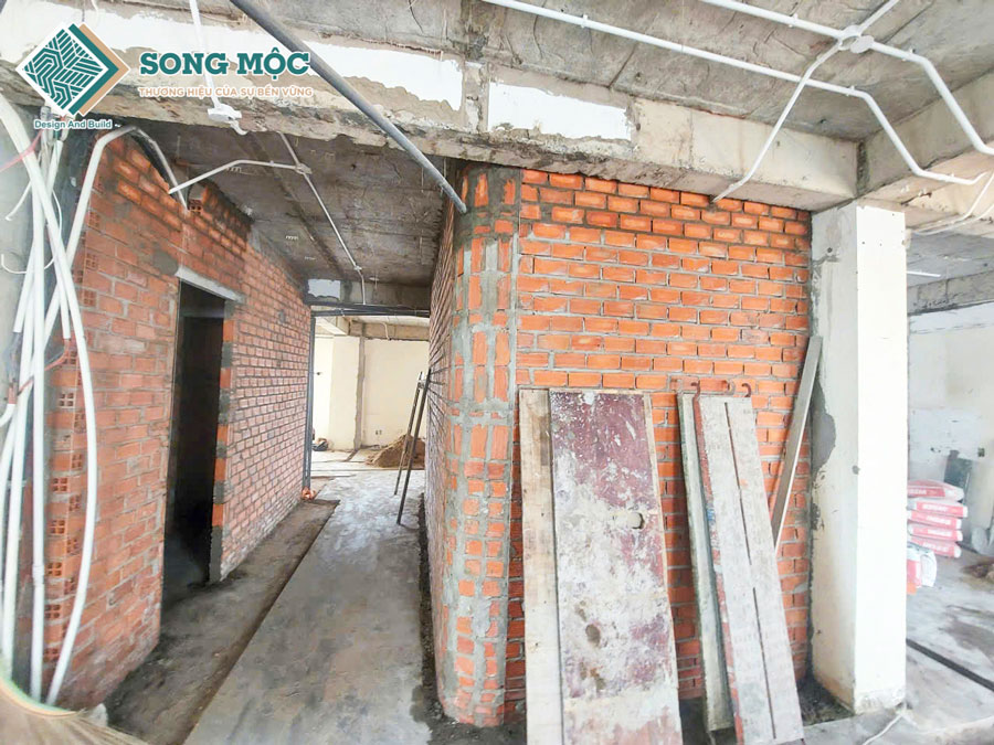 Hình ảnh tiến độ thi công sửa chữa cải tạo văn phòng CNI