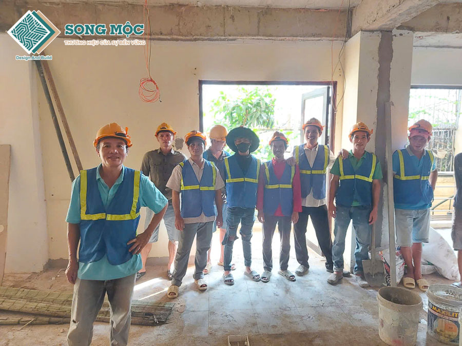 Hình ảnh tiến độ thi công sửa chữa cải tạo văn phòng CNI