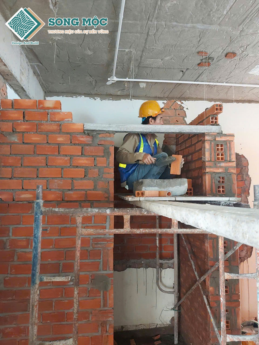 Hình ảnh tiến độ thi công sửa chữa cải tạo văn phòng CNI