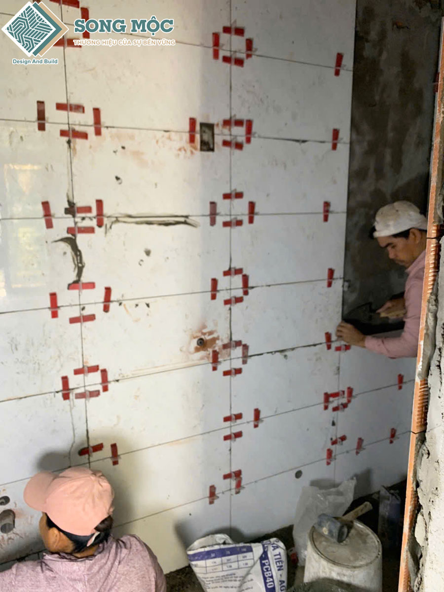 Hình ảnh tiến độ sửa chữa cải tạo căn hộ dịch vụ Vinhome Quận 9