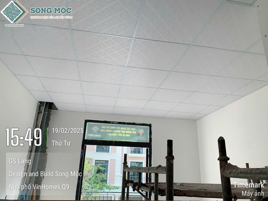 Hình ảnh tiến độ sửa chữa cải tạo căn hộ dịch vụ Vinhome Quận 9