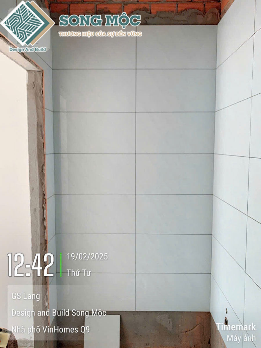 Hình ảnh tiến độ sửa chữa cải tạo căn hộ dịch vụ Vinhome Quận 9