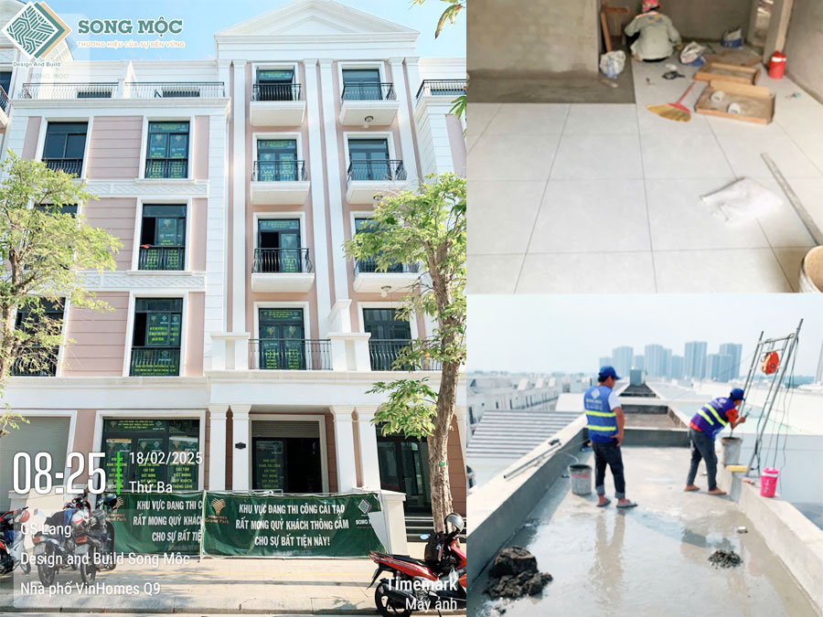 Cập nhật tiến độ sửa chữa cải tạo căn hộ dịch vụ Vinhome Quận 9