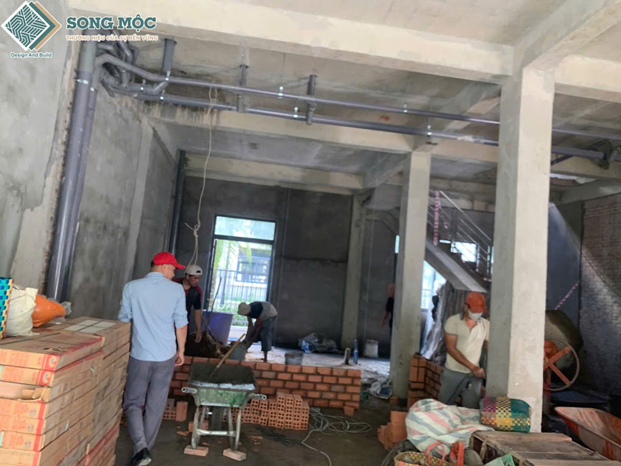 Hình ảnh tiến độ sửa chữa cải tạo căn hộ dịch vụ Vinhome Quận 9