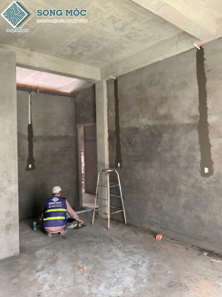 Hình ảnh tiến độ sửa chữa cải tạo căn hộ dịch vụ Vinhome Quận 9