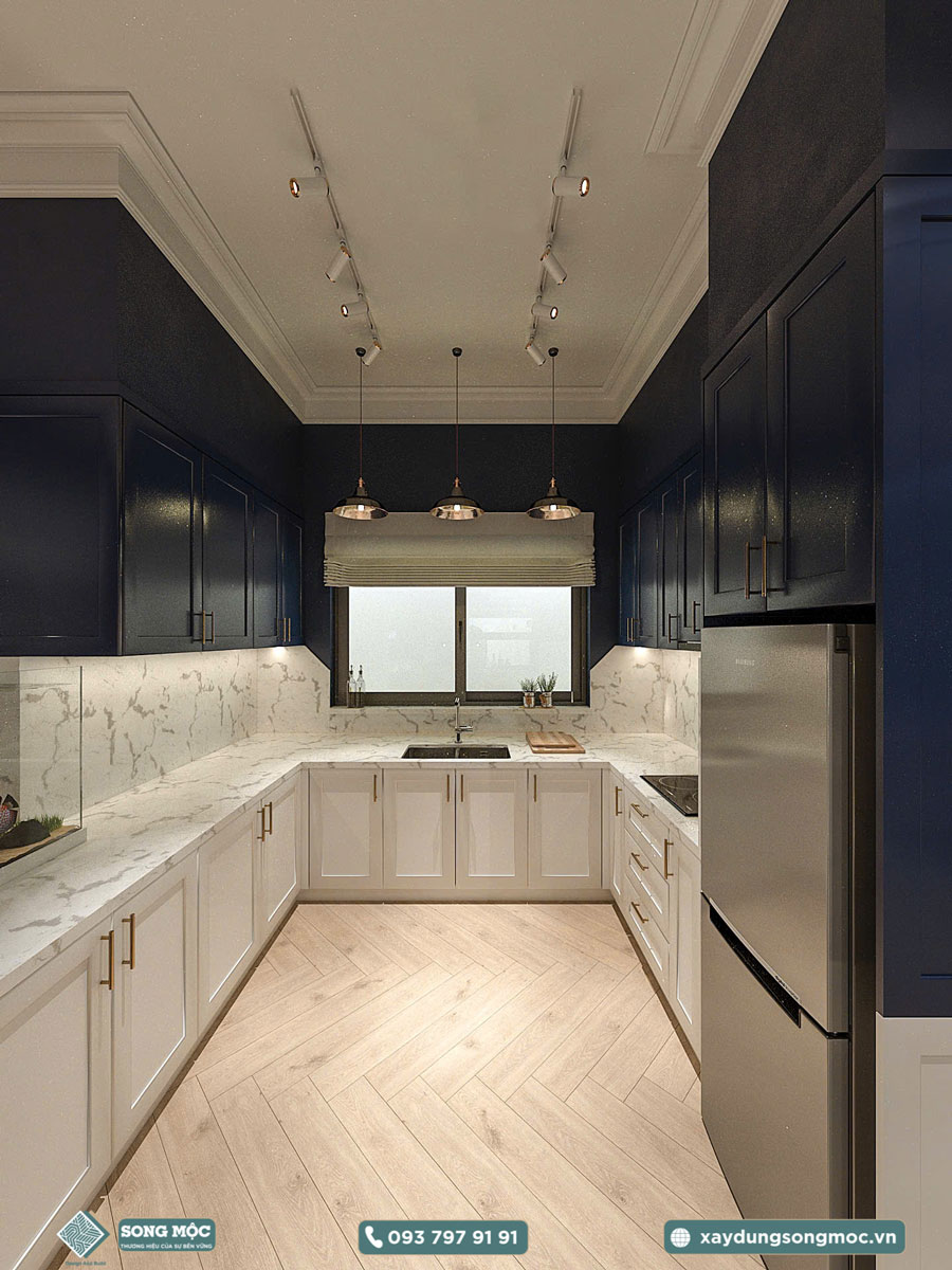 Hình ảnh mẫu thiết kế nhà phố 2 tầng dự án D'House