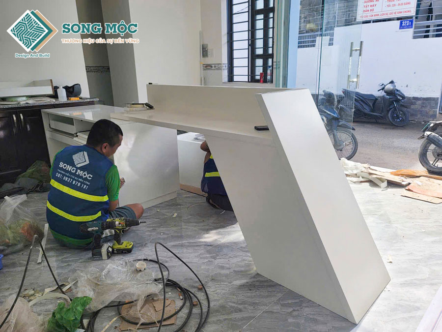 Hình ảnh hoàn thành thi công sửa chữa cải tạo shop máy tính