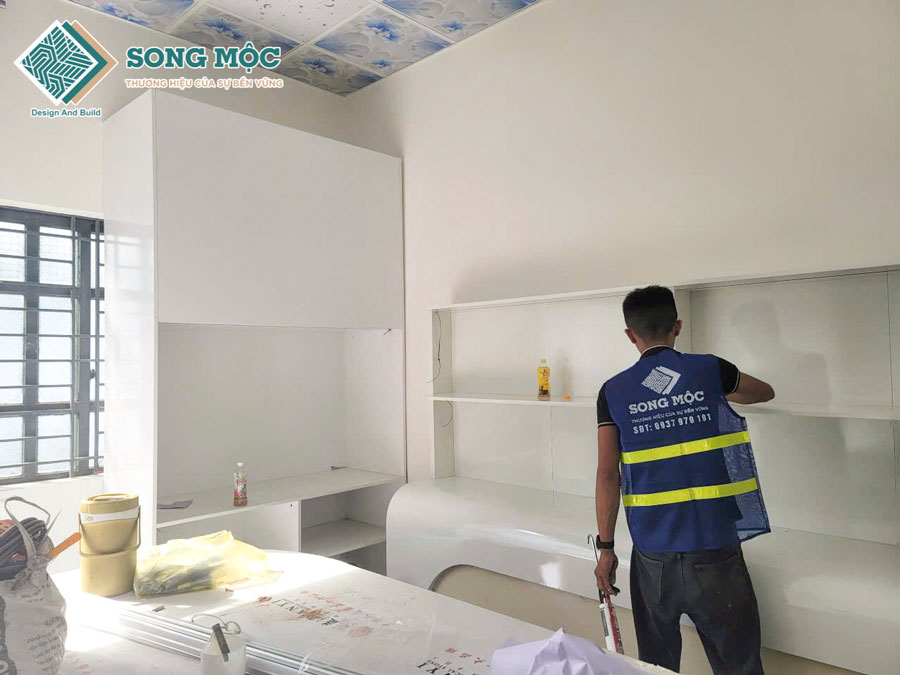 Hình ảnh hoàn thành thi công sửa chữa cải tạo shop máy tính