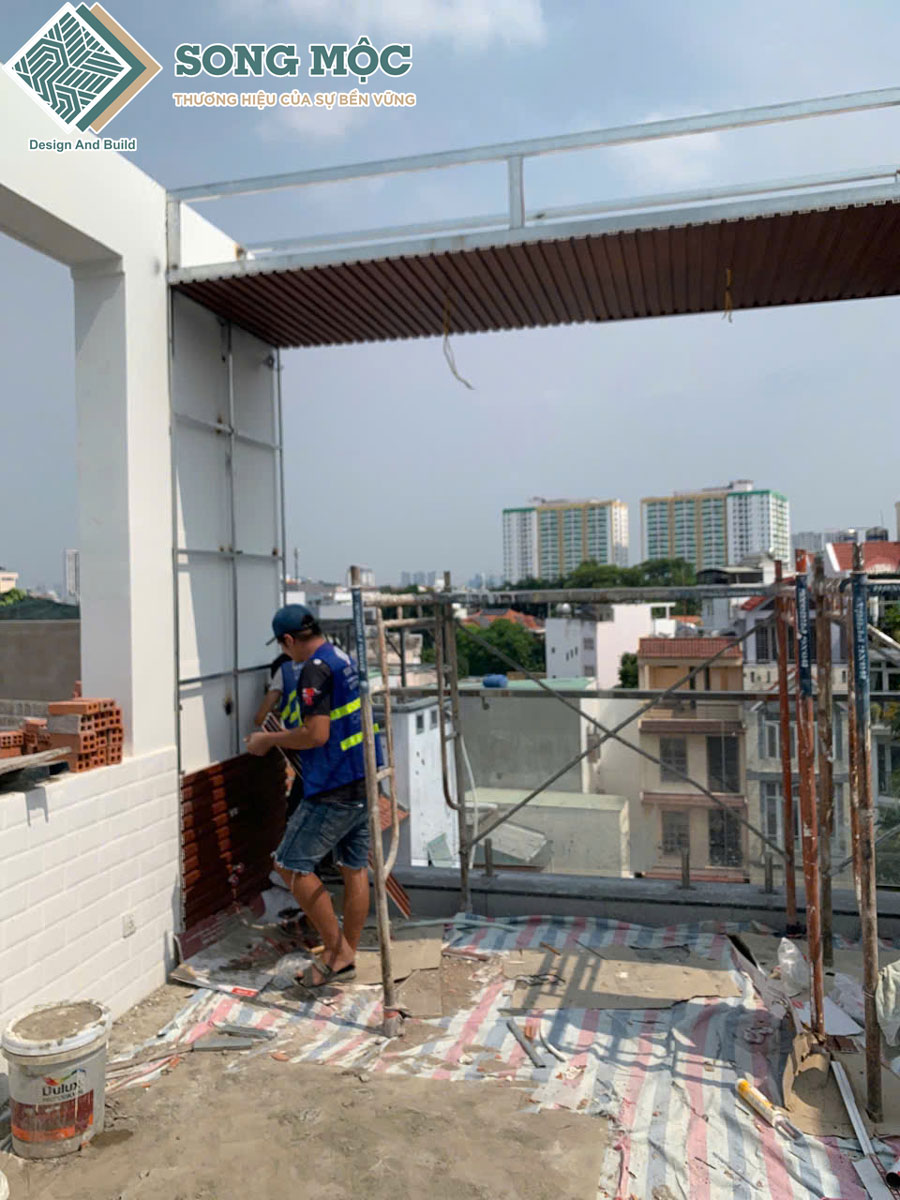 Cập nhật tiến độ sửa chữa cải tạo nhà cho anh Hiệp ở Tân Phú