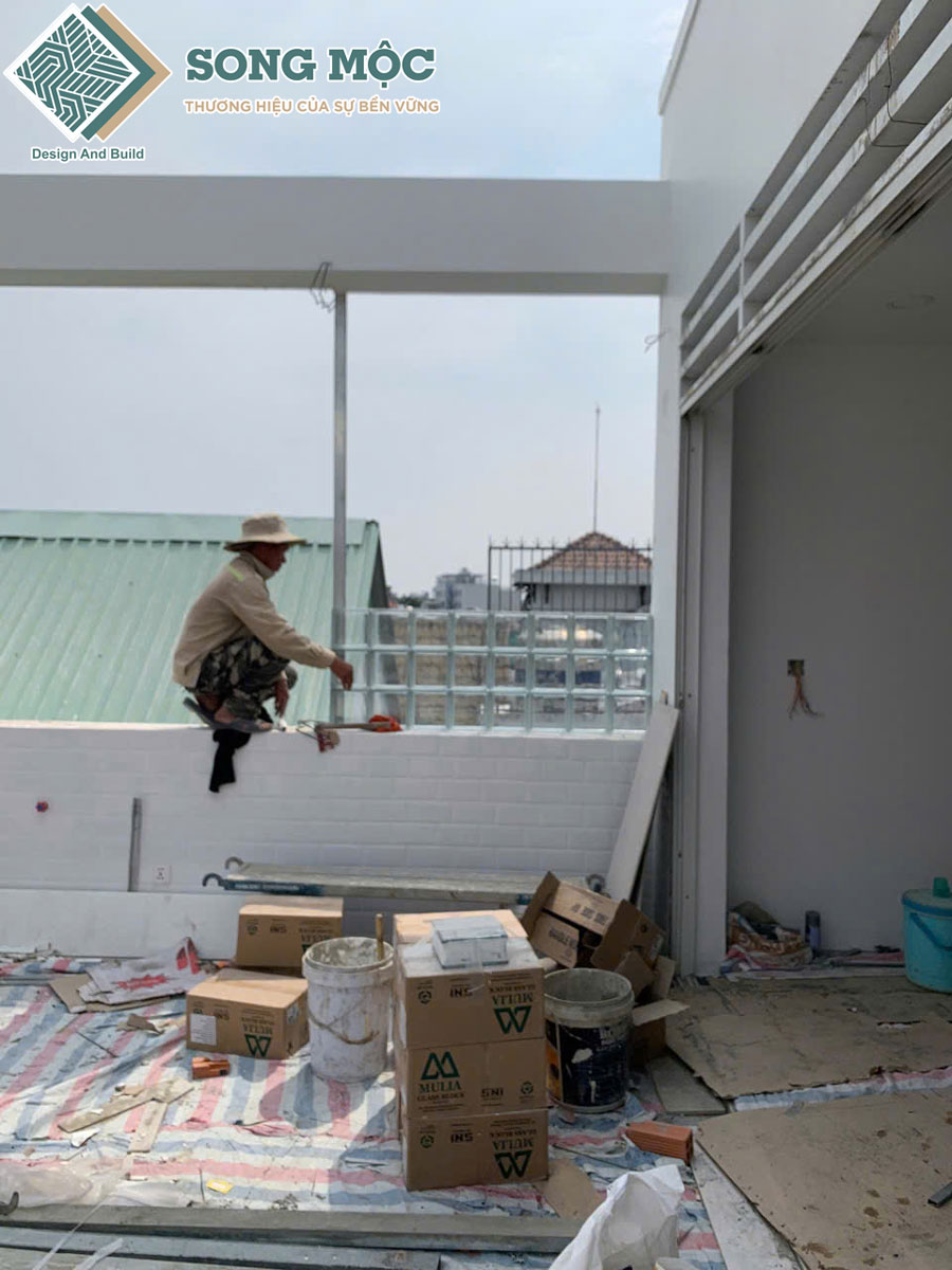 Cập nhật tiến độ sửa chữa cải tạo nhà cho anh Hiệp ở Tân Phú
