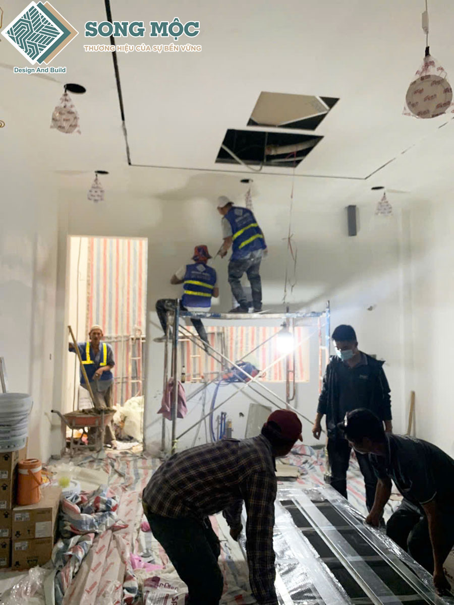 Cập nhật tiến độ sửa chữa cải tạo nhà cho anh Hiệp ở Tân Phú