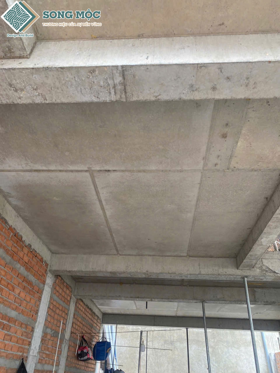 Hình ảnh tiến độ thi công xây dựng nhà phố 1 trệt 1 lửng 3 lầu sân thượng