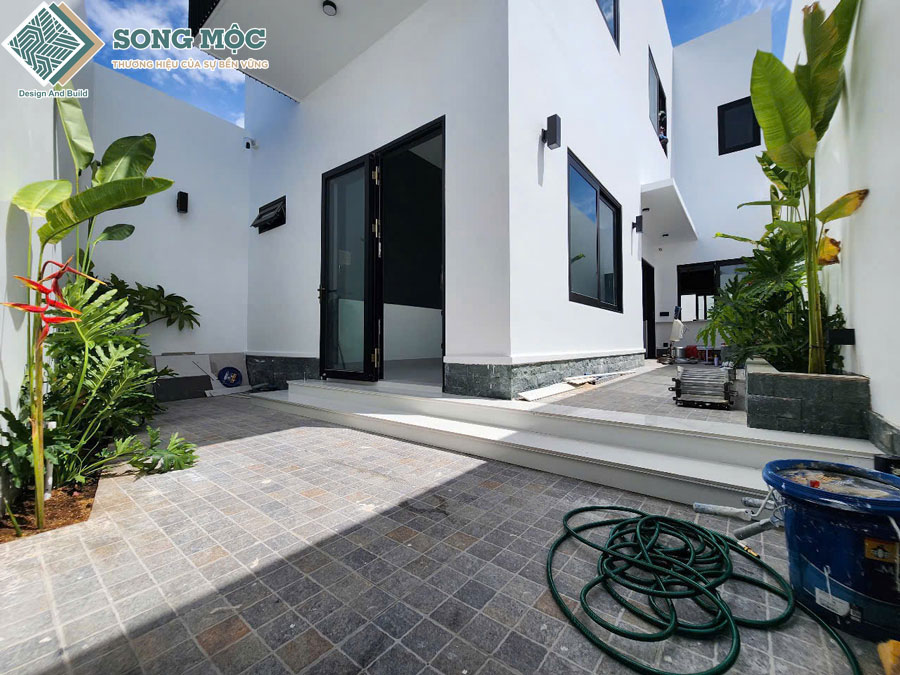 Hình ảnh hoàn thành thi công xây dựng nhà phố 2 tầng dự án D'House
