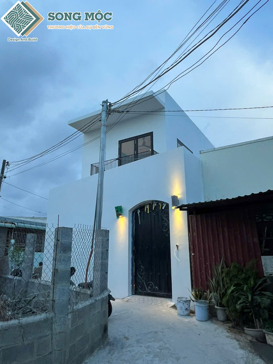 Hình ảnh hoàn thành thi công xây dựng nhà phố 2 tầng dự án D'House