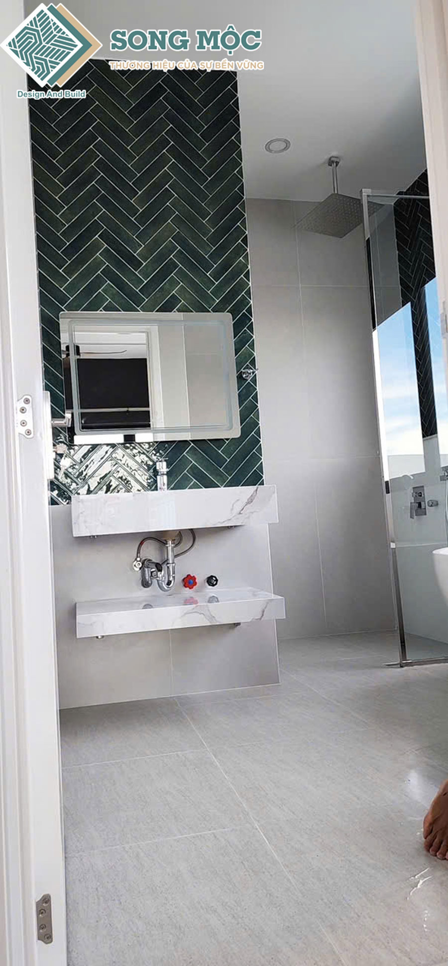 Hình ảnh hoàn thành thi công xây dựng nhà phố 2 tầng dự án D'House