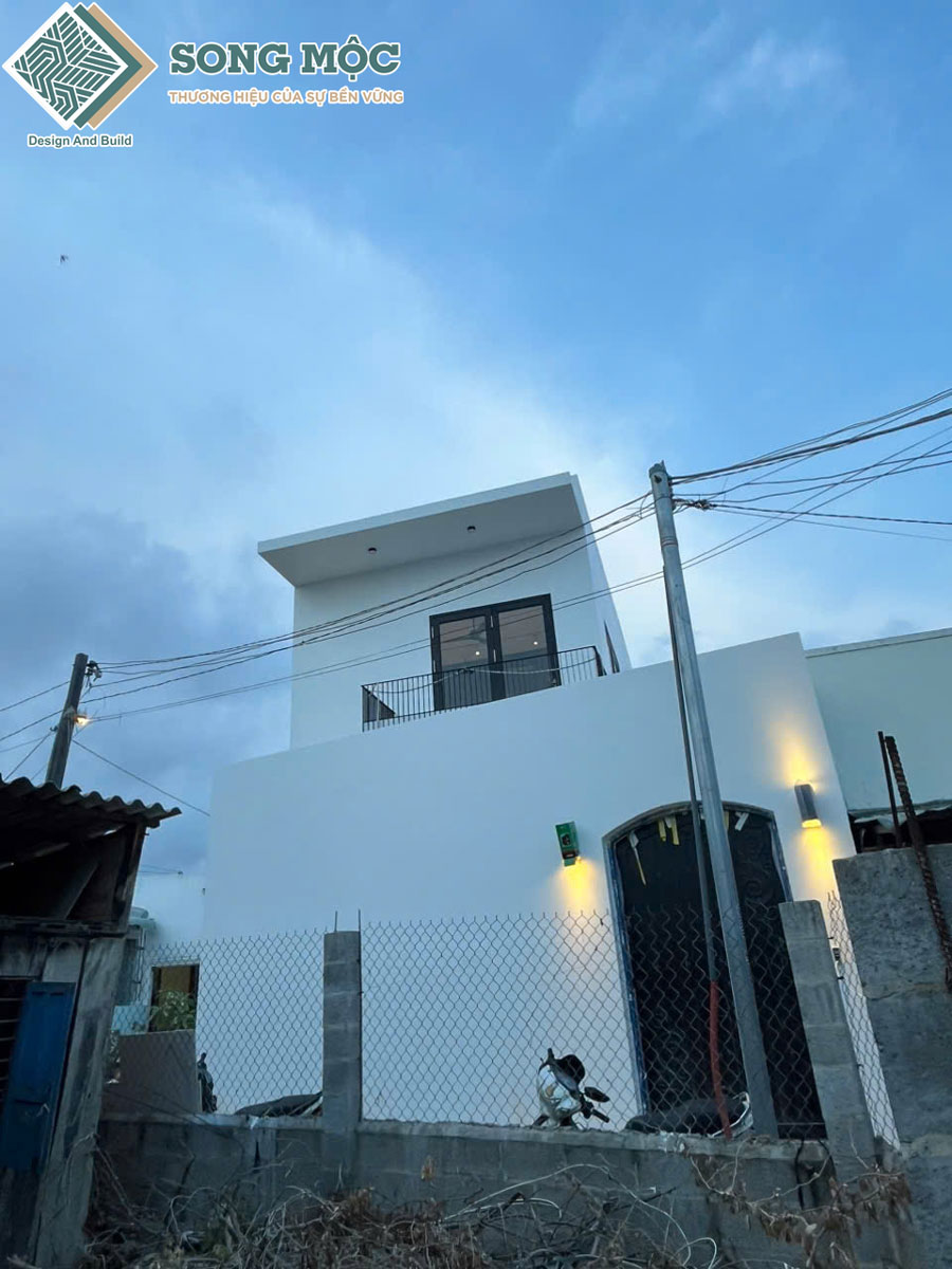 Hình ảnh hoàn thành thi công xây dựng nhà phố 2 tầng dự án D'House