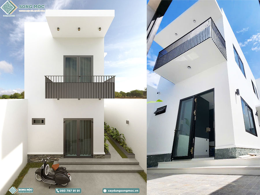 Hoàn thành thi công xây dựng nhà phố 2 tầng dự án D'House tại TP. Phan Thiết, Bình Thuận