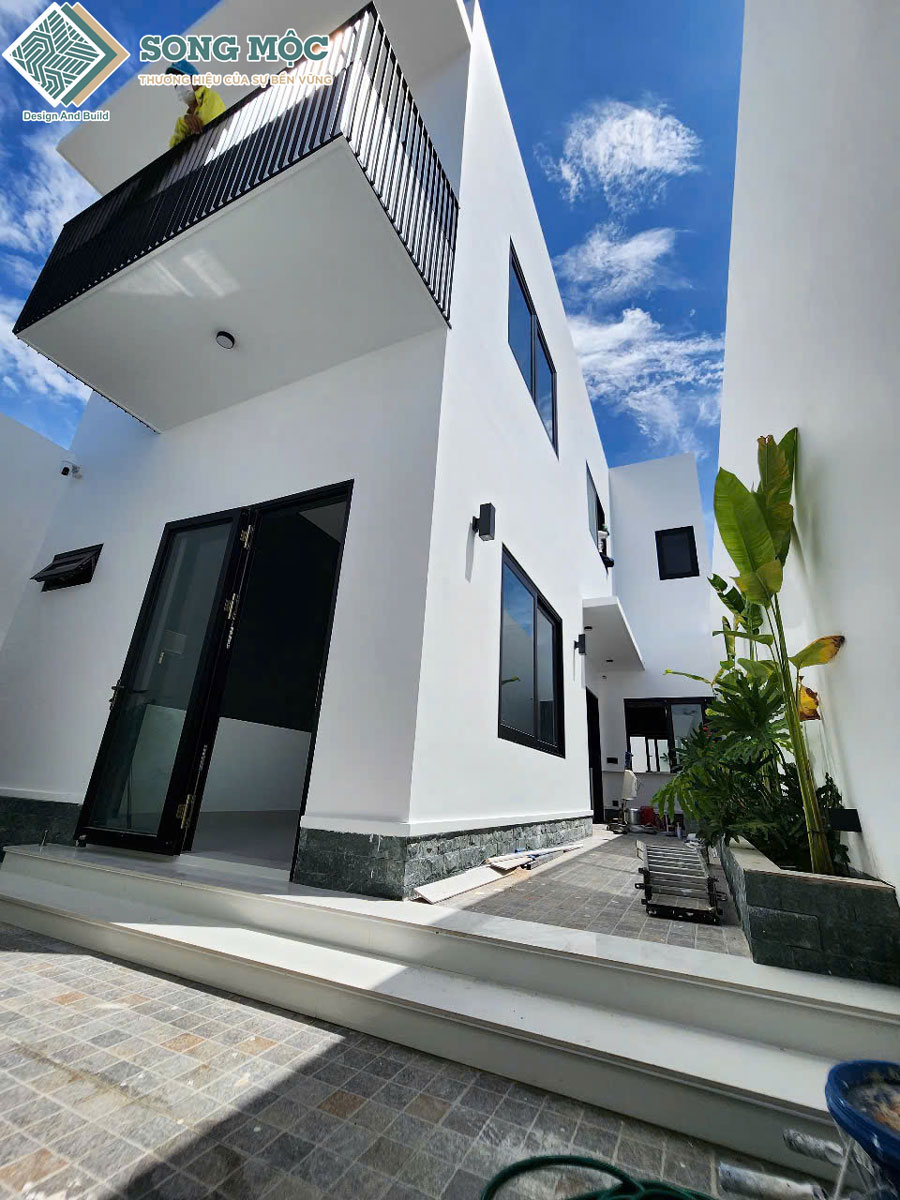 Hình ảnh hoàn thành thi công xây dựng nhà phố 2 tầng dự án D'House