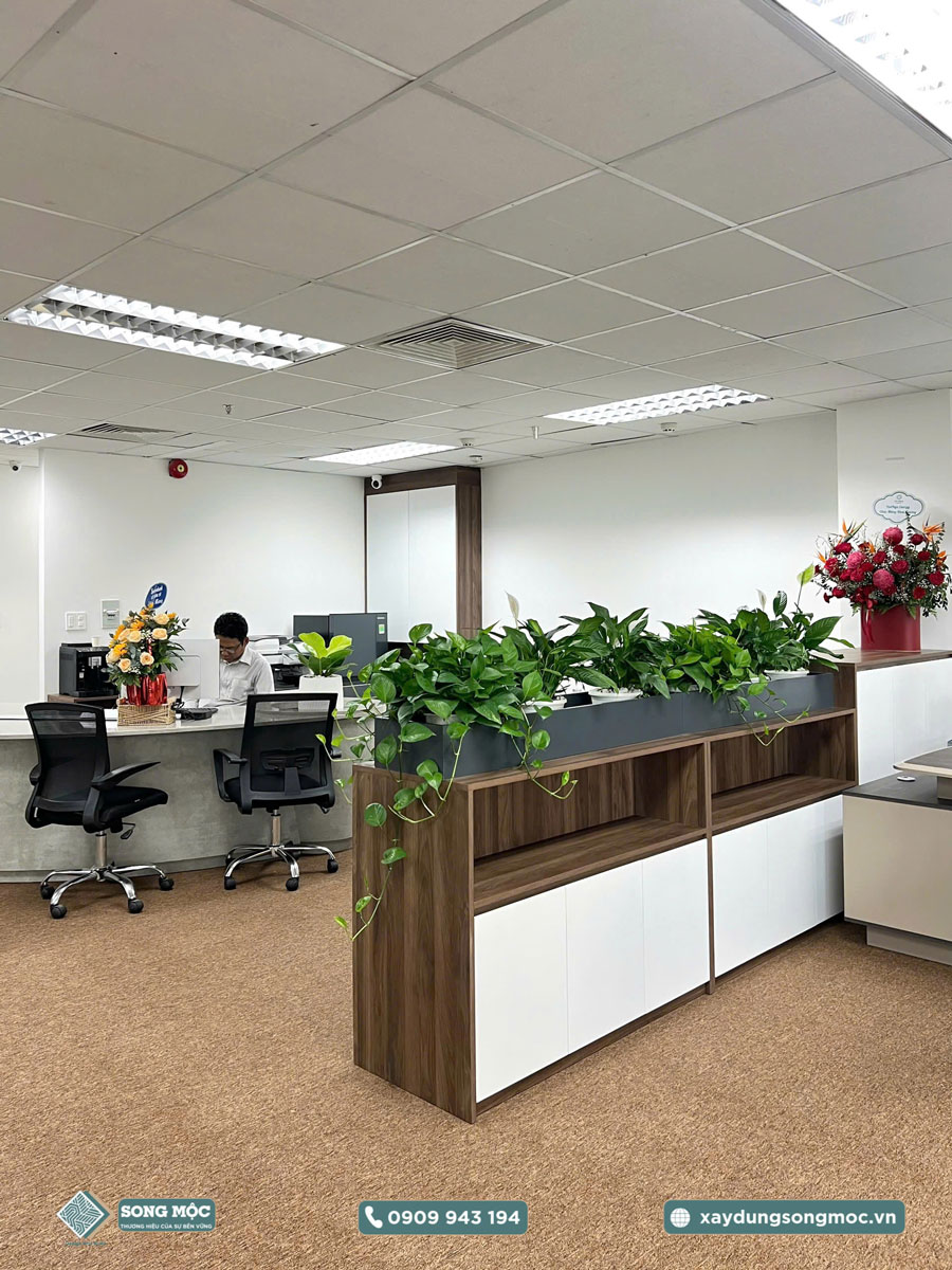 Hình ảnh bàn giao công trình sửa cải tạo văn phòng cho công ty cổ phần NETZERO ENERGY