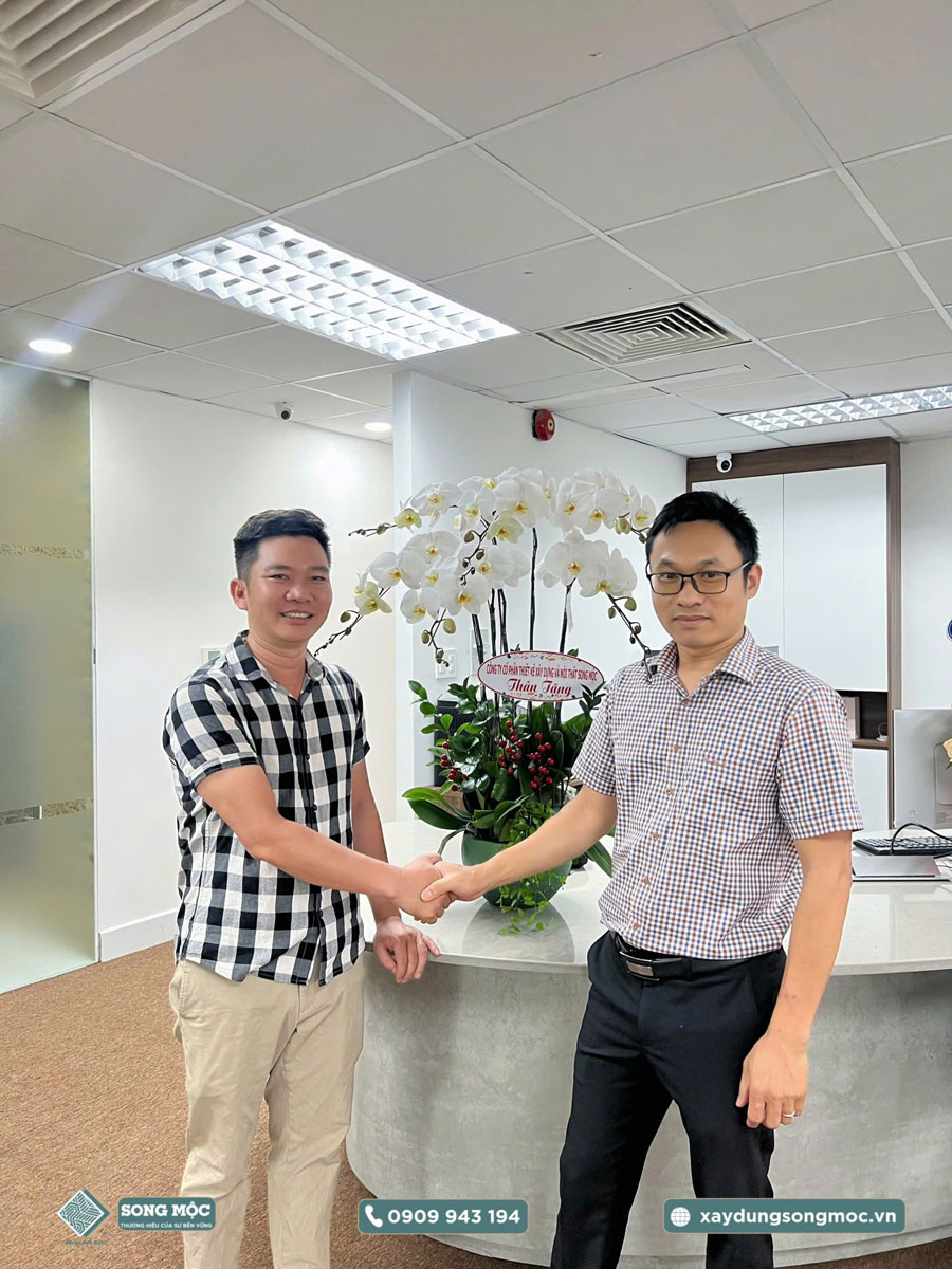 Hình ảnh bàn giao công trình sửa cải tạo văn phòng cho công ty cổ phần NETZERO ENERGY