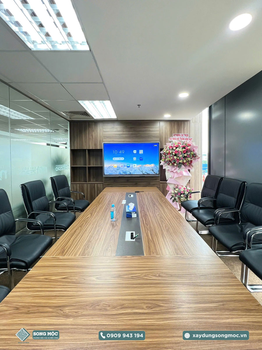 Hình ảnh bàn giao công trình sửa cải tạo văn phòng cho công ty cổ phần NETZERO ENERGY