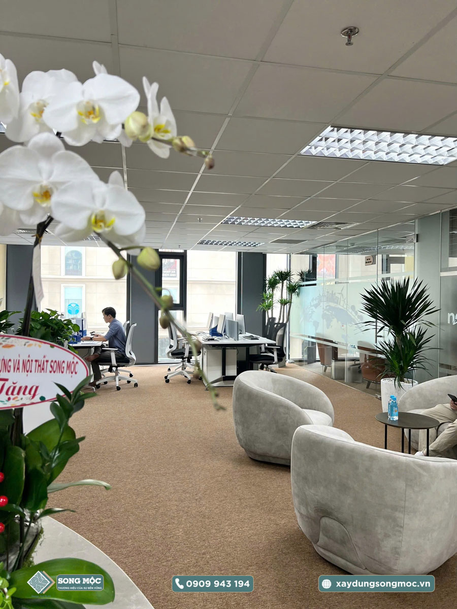 Hình ảnh bàn giao công trình sửa cải tạo văn phòng cho công ty cổ phần NETZERO ENERGY