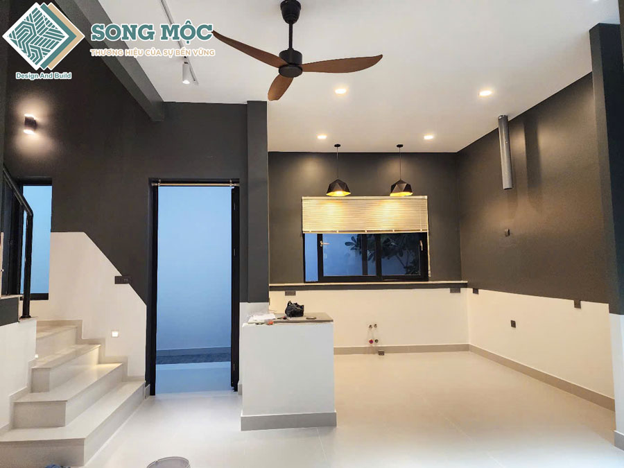 Hình ảnh bàn giao công trình xây dựng nhà phố 2 tầng dự án D'House tại TP. Phan Thiết, Bình Thuận
