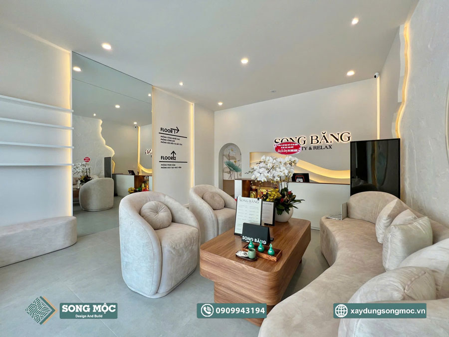 Hình ảnh bàn giao dự án thi công SPA SONG BĂNG tại Huyện Củ Chi
