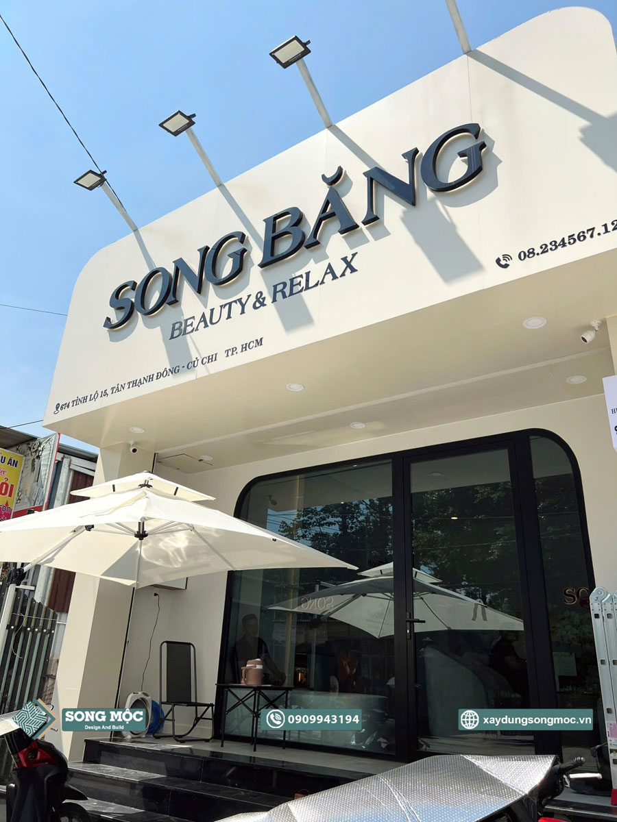 Hình ảnh bàn giao dự án thi công SPA SONG BĂNG tại Huyện Củ Chi