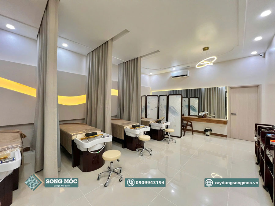 Hình ảnh bàn giao dự án thi công SPA SONG BĂNG tại Huyện Củ Chi