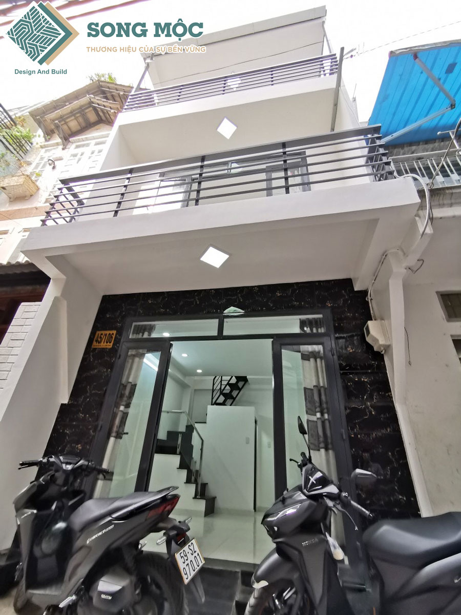 Hình ảnh hoàn thành dự án sửa chữa cải tạo nhà phố 3 tầng cho anh Nam