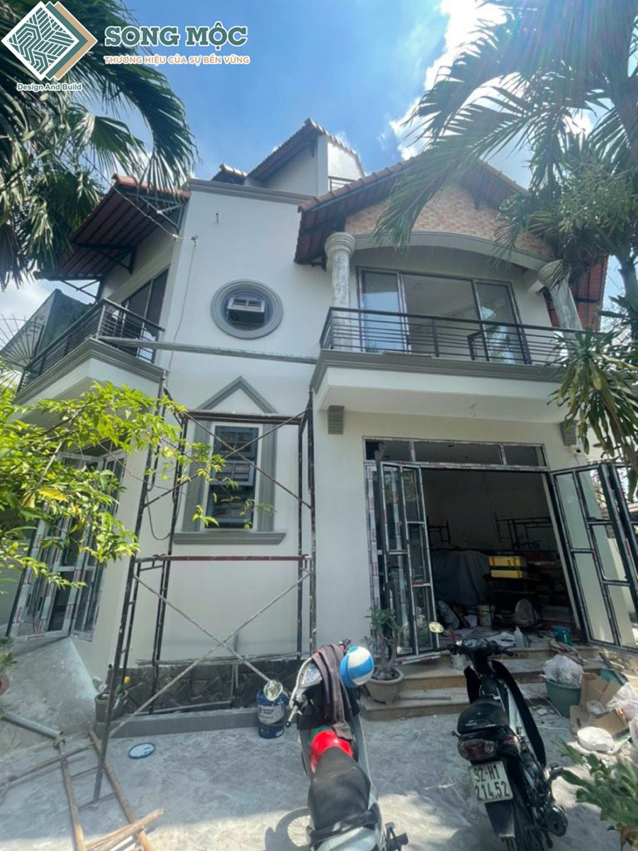 Hình ảnh nhà đang thi công cải tạo