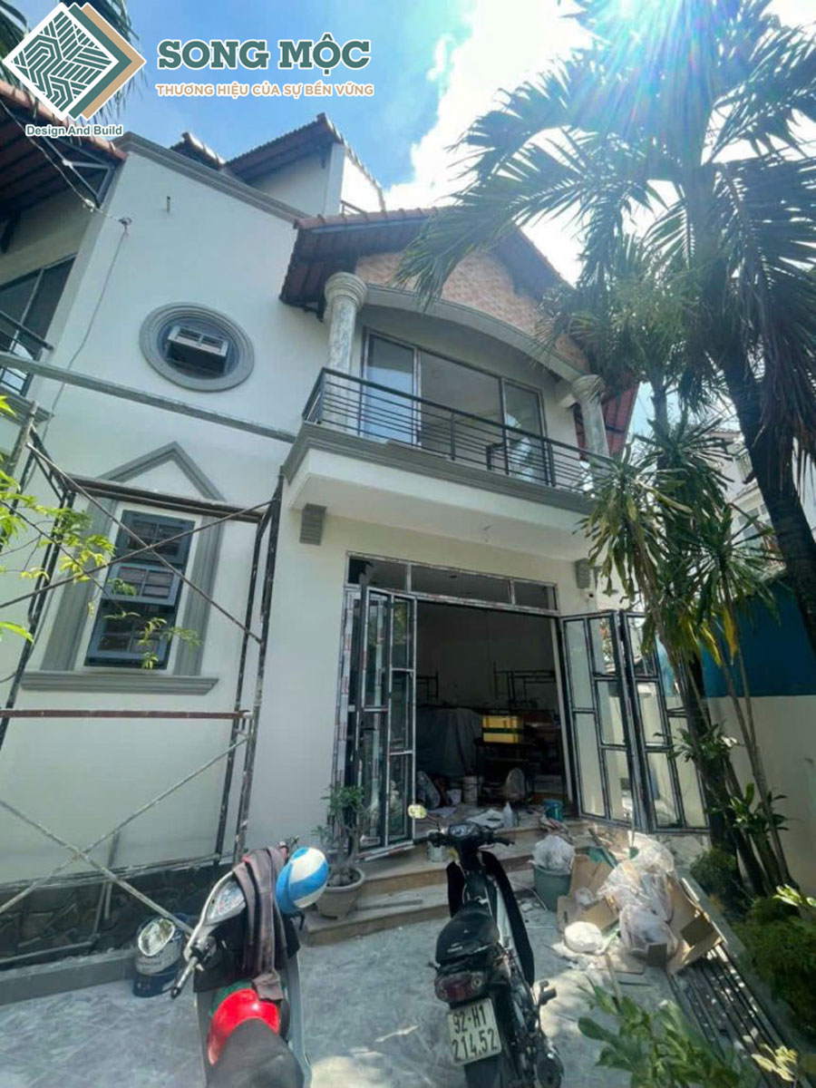 Hình ảnh nhà đang thi công cải tạo